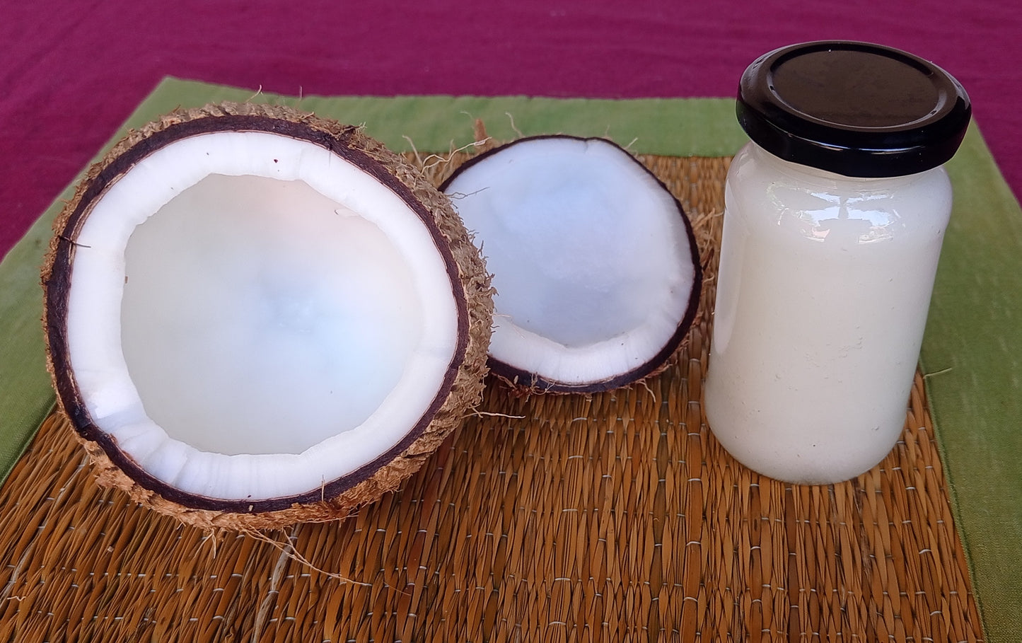 Organic Cold-Pressed Edible Coconut Oil (200 g)